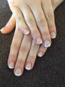 French Blanche Liseré Paillettes